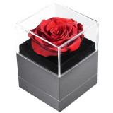 Valentine's Day immortal flower acrylic jewelry box