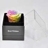 Valentine's Day immortal flower acrylic jewelry box