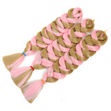 Low temperature flame retardant chemical fiber braid jumbo braid hair