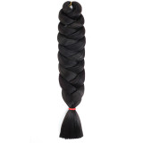 Low temperature flame retardant chemical fiber braid jumbo braid hair