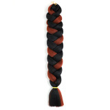 Low temperature flame retardant chemical fiber braid jumbo braid hair