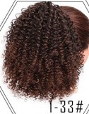 Afro kinky wig Chemical fiber ponytail pt10314