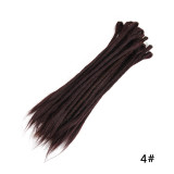 HIPHOP Monochrome hand hook dreadlocks high temperature hair silk wig