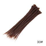 HIPHOP Monochrome hand hook dreadlocks high temperature hair silk wig