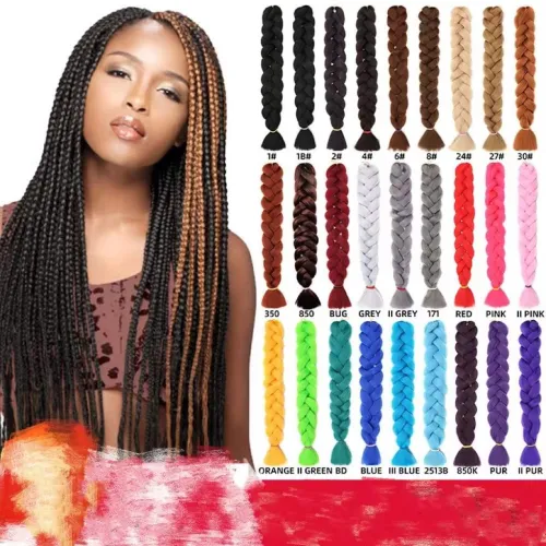 Afro kinky wig Chemical fiber hair plait