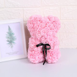 Valentine's Day simulation rose immortal flowers Rose bear 25cm AL-59759262724657