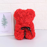 Valentine's Day simulation rose immortal flowers Rose bear 25cm AL-59759262724657