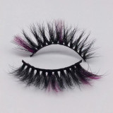 Hot selling mink hair color eyelashes