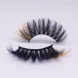 Hot selling mink hair color eyelashes