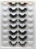 Hot selling mink hair color eyelashes