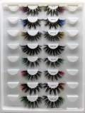 Hot selling mink hair color eyelashes