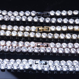 Hot single row rhinestone necklace clavicle chain JL006778