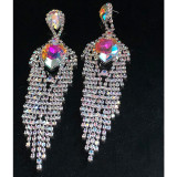 Fashion women AB diamond earrings EH006475