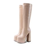 High boots for fashionable women