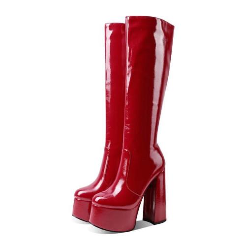 High boots for fashionable women