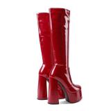 High boots for fashionable women