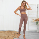 Simple Yoga two-piece yoga fitness suit NT800819