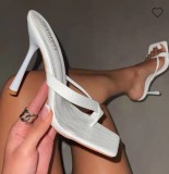 Fashion women's large size heels slippers Fashion Slides
