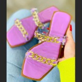 Spring and summer hot women's large size slippers beach cool slippers