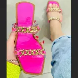Spring and summer hot women's large size slippers beach cool slippers