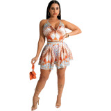 Fashion hot women's suits tops and short pants two-piece LY06677