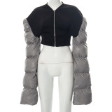 Fashion hot women bubble sleeve coat X21TP63344