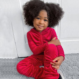 New children two-piece set for girls Y0004-202233