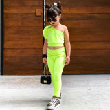 Fashionable new two-piece set for girls Y002031