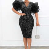 Fashion women dress Plus size dresses Party Dress D179810