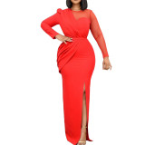 Fashion women dress Plus size dresses D190101