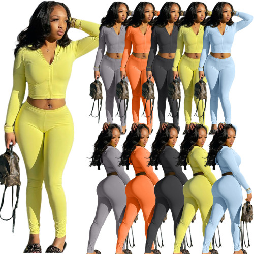 Stylish women's two-piece tracksuits L290101