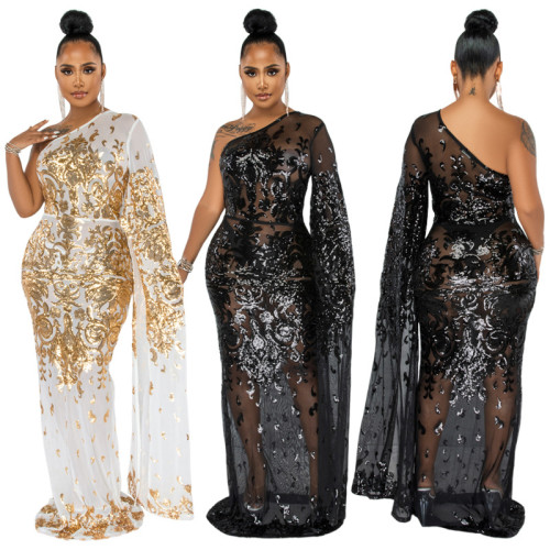 Fashion women dress Plus size dresses Party Dress See through sets 21495106