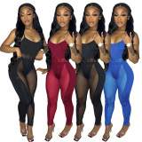 Stylish women's two-piece See through sets H010415
