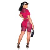 New beauty sexy hollow net gauze perspective Two sets See through sets F8842839