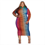 Fashion women dress Plus size dresses See through sets CY196475