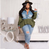 Fashion sexy short woman jacket jean jacket coats top 902435