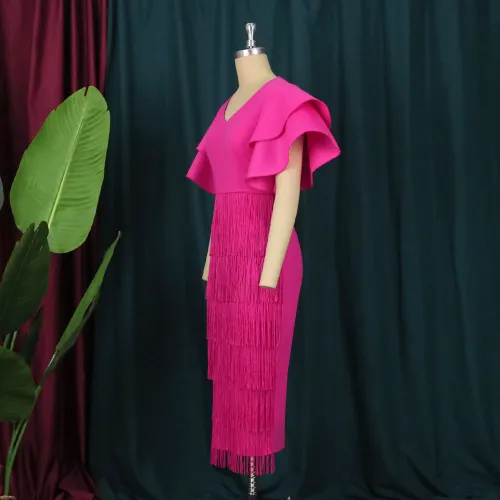 Fashion women dress Plus size dresses AM21120617