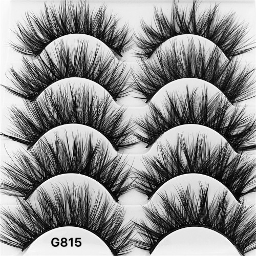 Eyelashes faux mink faux false eyelashes 5 pairs G81526