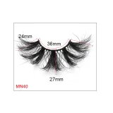 New 8D 25mm~27mm Eyelash mink false eyelashes