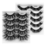 5pairs New mink false eyelashes fashion multi-layer lengthening false eyelashes