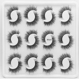 Eyelash imitation mink false eyelashes 12paris 5mm~10mm