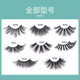 5D 25mm 5 pairs New mink false eyelashes fashion multi-layer lengthening false eyelashes