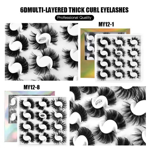 Eyelash imitation mink false eyelashes