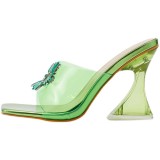 Women Sandals Heels Fashion SlidesYXB-216071-2