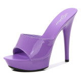 Summer women sexy high heel heel Sandals 13CM 10991010-9