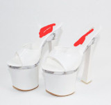 Sexy super high heels high heels transparent model shoes wedding shoes