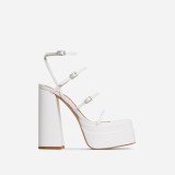 Summer women new 16cm thick heel high heels waterproof platform high heels 71-1223