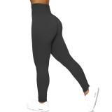 2022 new Seamless Yoga Set Workout Sportswear Gym Clothing High Waist ribbed Leggings Crop Top Knitted Sports Outfit For Woman