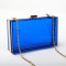 Blue acrylic  bag