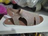 New Summer Women Sandals Sexy Shoes Crystal Casual Woman Flats Ladies Fashion Beach Shoe Big Size Sandals